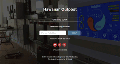 Desktop Screenshot of hawaiianoutpost.com